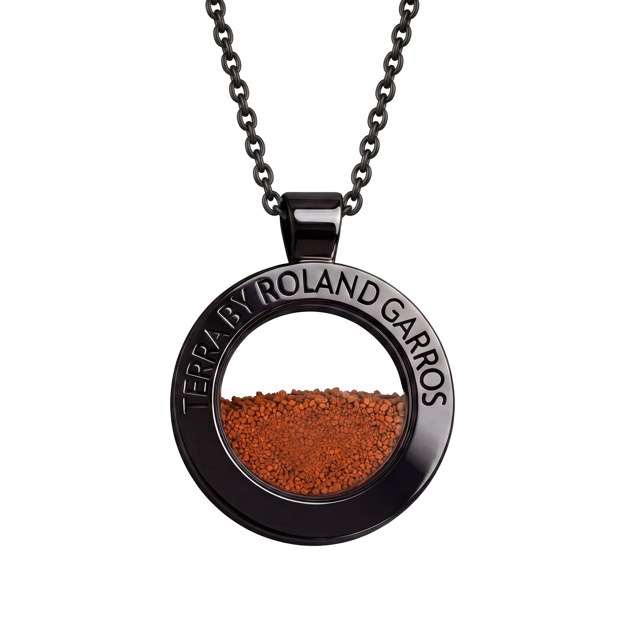 TERRA by Roland Garros - ACCESS - Acier noir brillant - Simple - Grand - 31mm