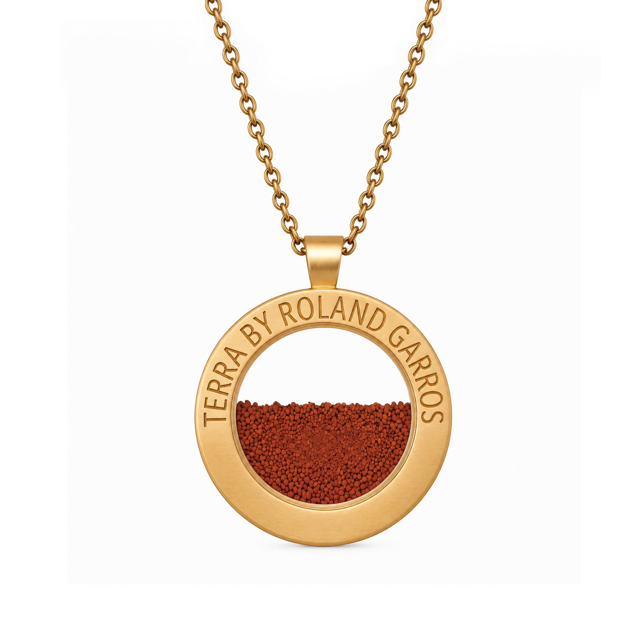TERRA by Roland Garros - ACCESS - Acier doré mat - Simple - Grand - 31mm