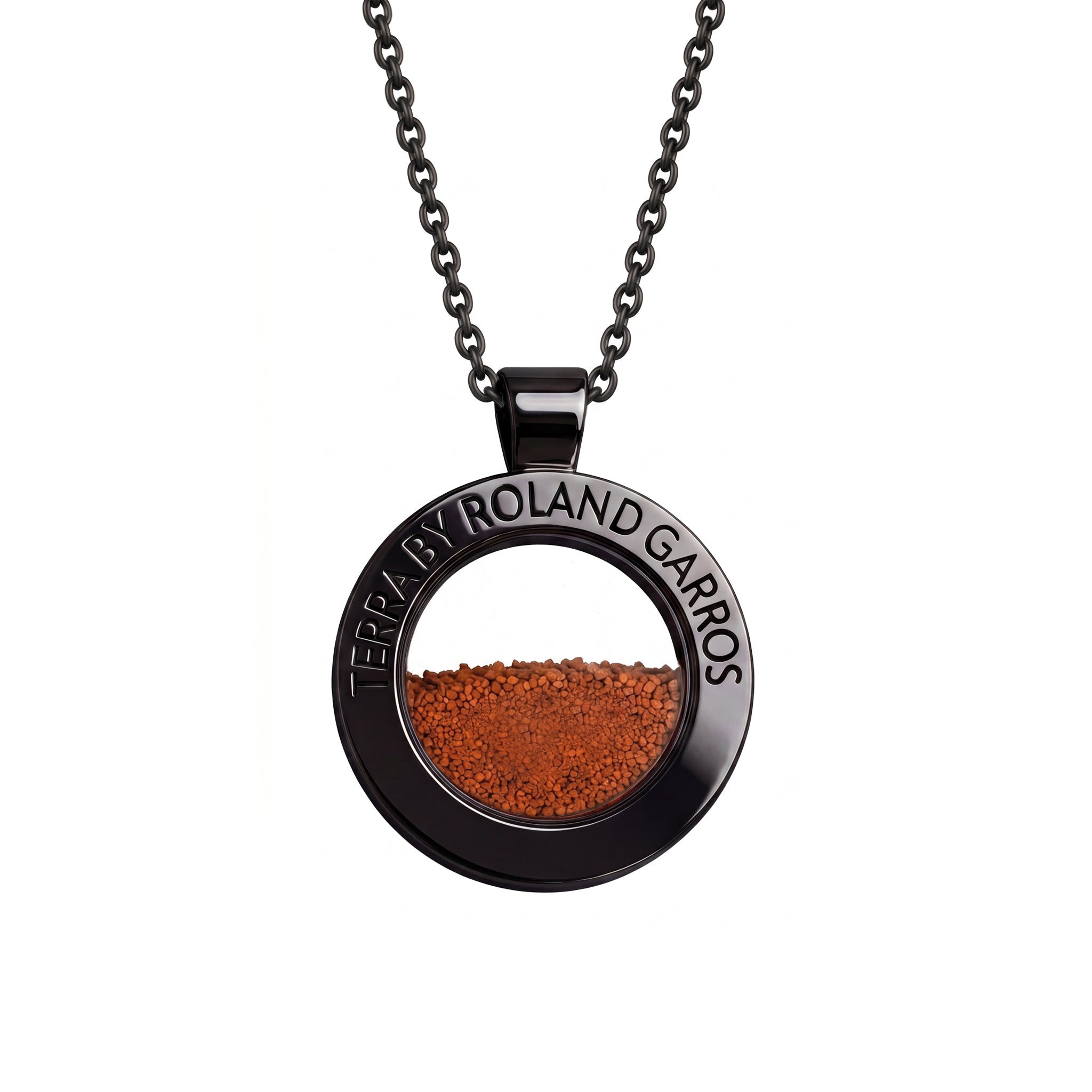 TERRA by Roland Garros - ACCESS - Acier noir brillant - Simple - Petit - 26mm